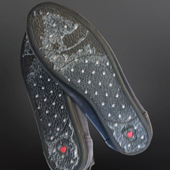 Women's BOBS by Skechers Catitude Black Slip On Flats Size 6.5 - Picture 7 of 8